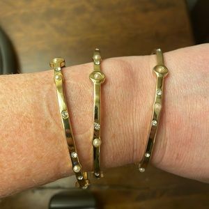 GOLD bracelet (set of 3)
